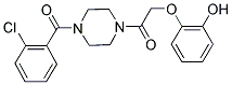 2-(2-[4-(2-CHLOROBENZOYL)PIPERAZIN-1-YL]-2-OXOETHOXY)PHENOL Struktur