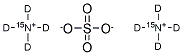 AMMONIUM SULFATE-15N2,D8 Struktur