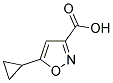 5-CYCLOPROPYL-ISOXAZOLE-3-CARBOXYLIC ACID Struktur