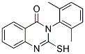 3-(2,6-DIMETHYL-PHENYL)-2-MERCAPTO-3H-QUINAZOLIN-4-ONE Struktur