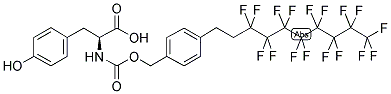 N-(F17 CBZ) L-TYROSINE Struktur