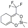 2,2-DIMETHYL-4-TRIFLUOROMETHYL-6,7-DIHYDRO-5H-BENZO[1,3,2]DIOXASILINE Struktur