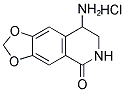 8-AMINO-7,8-DIHYDRO-6H-[1,3]DIOXOLO[4,5-G]ISOQUINOLIN-5-ONE HCL Struktur