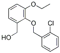 (2-((2-CHLOROBENZYL)OXY)-3-ETHOXYPHENYL)METHANOL Struktur