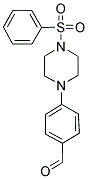 4-[4-(PHENYLSULFONYL)PIPERAZIN-1-YL]BENZALDEHYDE Struktur