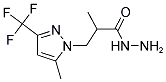 2-METHYL-3-(5-METHYL-3-TRIFLUOROMETHYL-PYRAZOL-1-YL)-PROPIONIC ACID HYDRAZIDE Struktur