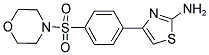 4-(4-(MORPHOLIN-4-YLSULFONYL)PHENYL)-1,3-THIAZOL-2-AMINE Struktur