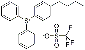 DIPHENYL(4-BUTYLPHENYL)SULFONIUM TRIFLATE Struktur