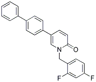 5-(1,1'-BIPHENYL-4-YL)-1-(2,4-DIFLUOROBENZYL)PYRIDIN-2(1H)-ONE Struktur