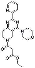 3-(4-MORPHOLIN-4-YL-2-PYRIDIN-2-YL-7,8-DIHYDRO-5H-PYRIDO[4,3-D]PYRIMIDIN-6-YL)-3-OXO-PROPIONIC ACID ETHYL ESTER Struktur