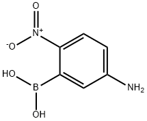 2-NITRO-5-AMINOPHENYLBORIC ACID Struktur