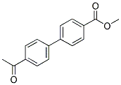 METHYL 4'-ACETYL[1,1'-BIPHENYL]-4-CARBOXYLATE Struktur