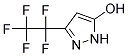 5-PENTAFLUOROETHYL-2H-PYRAZOL-3-OL Struktur