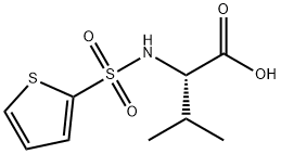 3-METHYL-2-(THIOPHENE-2-SULFONYLAMINO)-BUTYRIC ACID Struktur