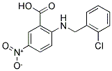 2-(2-CHLORO-BENZYLAMINO)-5-NITRO-BENZOIC ACID Struktur