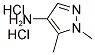 1,5-DIMETHYL-1 H-PYRAZOL-4-YLAMINE DIHYDROCHLORIDE Struktur