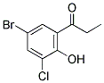 5'-BROMO-3'-CHLORO-2'-HYDROXY PROPIOPHENONE Struktur