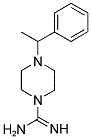 4-(1-PHENYL-ETHYL)-PIPERAZINE-1-CARBOXAMIDINE Struktur