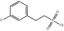 2-(3-FLUORO-PHENYL)-ETHANESULFONYL CHLORIDE Struktur