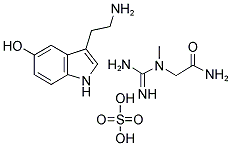 5-HYDROXYTRYPTAMINE, CREATINE SULFATE Struktur