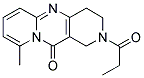 9-METHYL-2-PROPIONYL-1,2,3,4-TETRAHYDRO-11H-DIPYRIDO[1,2-A:4',3'-D]PYRIMIDIN-11-ONE Struktur