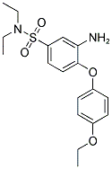 3-AMINO-4-(4-ETHOXYPHENOXY)-N,N-DIETHYLBENZENESULFONAMIDE Struktur