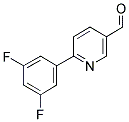 6-(3,5-DIFLUORO-PHENYL)-PYRIDINE-3-CARBALDEHYDE Struktur