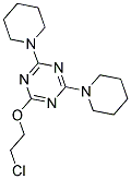 2-(2-CHLOROETHOXY)-4,6-DIPIPERIDIN-1-YL-1,3,5-TRIAZINE Struktur