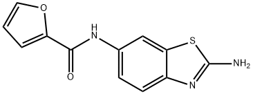 FURAN-2-CARBOXYLIC ACID (2-AMINO-BENZOTHIAZOL-6-YL)-AMIDE Struktur