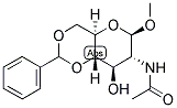 METHYL 2-ACETAMIDO-2-DEOXY-4,6-O-BENZYLDENE-O-BETA-D-GLUCOPRYANOSIDE Struktur