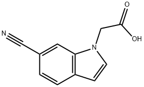 (5-CYANO-INDOL-1-YL)-ACETIC ACID Struktur