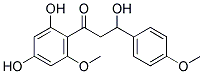 1-(2,4-DIHYDROXY-6-METHOXY-PHENYL)-3-HYDROXY-3-(4-METHOXY-PHENYL)-PROPAN-1-ONE Struktur