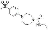 N-ETHYL-4-[4-(METHYLSULFONYL)PHENYL]-1,4-DIAZEPANE-1-CARBOXAMIDE Struktur