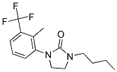 1-BUTYL-3-[2-METHYL-3-(TRIFLUOROMETHYL)PHENYL]IMIDAZOLIDIN-2-ONE Struktur