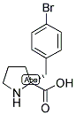 ALPHA-(4-BROMOBENZYL)-(R)-PROLINE Struktur