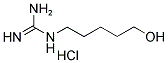 N-(5-HYDROXYPENTYL)GUANIDINE HYDROCHLORIDE Struktur