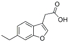 (6-ETHYL-BENZOFURAN-3-YL)-ACETIC ACID Struktur