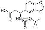 (S)-3-BENZO[1,3]DIOXOL-5-YL-3-TERT-BUTOXYCARBONYLAMINO-PROPIONIC ACID Struktur