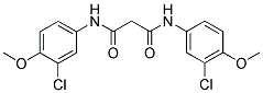 N,N'-BIS-(3-CHLORO-4-METHOXY-PHENYL)-MALONAMIDE Struktur