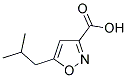 5-ISOBUTYL-ISOXAZOLE-3-CARBOXYLIC ACID Struktur