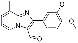 2-(3,4-DIMETHOXY-PHENYL)-8-METHYL-IMIDAZO[1,2-A]-PYRIDINE-3-CARBALDEHYDE Struktur