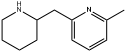 2-METHYL-6-(2-PIPERIDINYLMETHYL)PYRIDINE Struktur