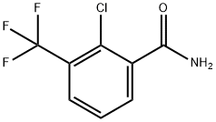 2-CHLORO-3-(TRIFLUOROMETHYL)BENZAMIDE Struktur