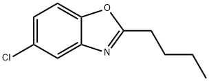 2-BUTYL-5-CHLORO-1,3-BENZOXAZOLE Struktur