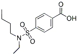 4-([BUTYL(ETHYL)AMINO]SULFONYL)BENZOIC ACID Struktur