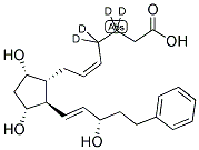 17-PHENYL TRINOR PROSTAGLANDIN F2ALPHA-D4 Struktur