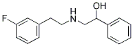 N-[2-(3-FLUOROPHENYL)ETHYL]-2-HYDROXYL-2-PHENYL ETHYL AMINE Struktur