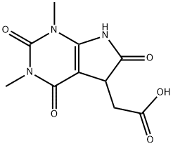 (1,3-DIMETHYL-2,4,6-TRIOXO-2,3,4,5,6,7-HEXAHYDRO-1H-PYRROLO[2,3-D]PYRIMIDIN-5-YL)-ACETIC ACID Struktur