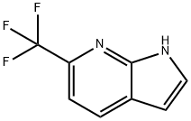 6-TRIFLUOROMETHYL-1H-PYRROLO[2,3-B]PYRIDINE Struktur