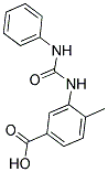 3-[(ANILINOCARBONYL)AMINO]-4-METHYLBENZOIC ACID Struktur